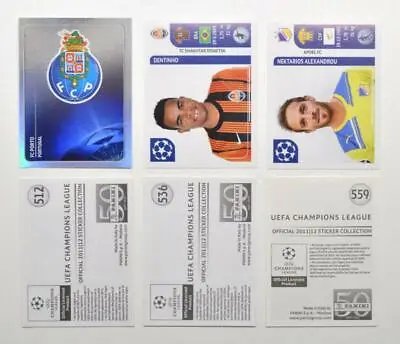 2011-12 Panini UEFA Champions League Pick A Sticker (#413-559) • $0.99