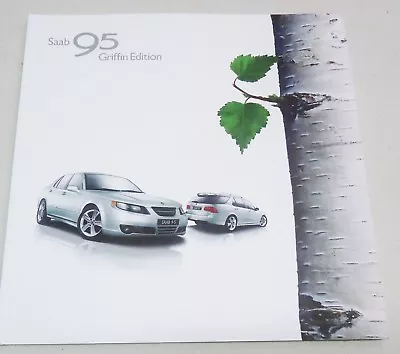 SAAB 2009 9-5 Griffin Edition Dealer Brochure OEM # 32015046 • $22.50