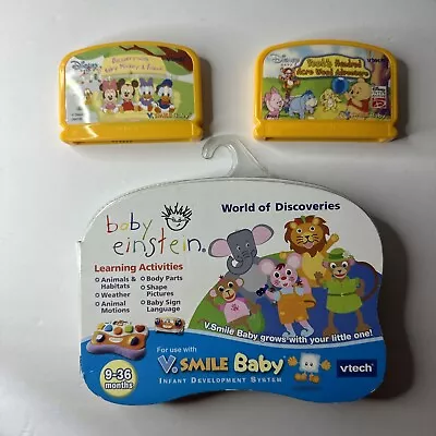 Vtech Vsmile Baby Infant Learning System Lot Of 3 Games • $9.99