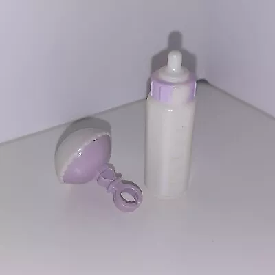 My Little Pony Baby Buggy Accessories Rattle & Bottle Lavender Vintage Hasbro 86 • $7.50