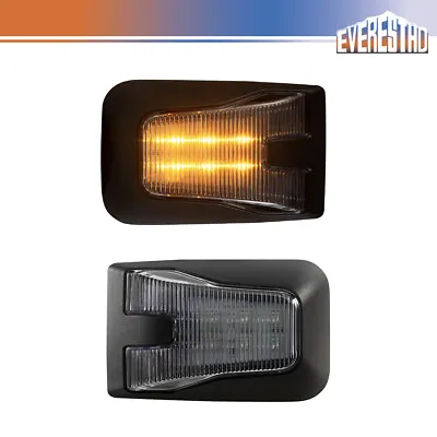 2X Fit For Volvo VNL VN VNM 2004-2023 Truck Side LED Lamp Indicator Amber • $41.99