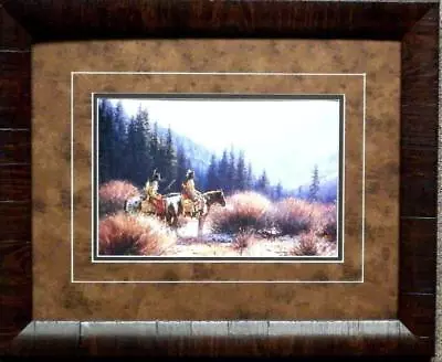 Martin Grelle Warriors In The Willows Art Print-Framed • $39.95