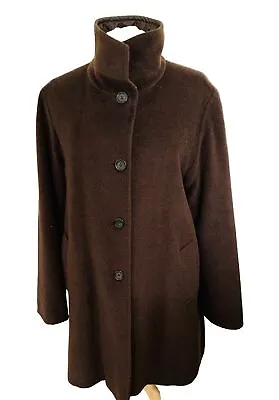 Cinzia Rocca Reversible Swing Coat Brown Sz. US 10 Italy • $69.99