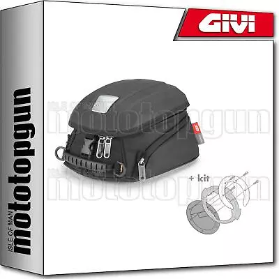 Givi Tank Bag Tanklock Mt505 + Flange Kawasaki Er-6f 650 2008 08 • $101.04