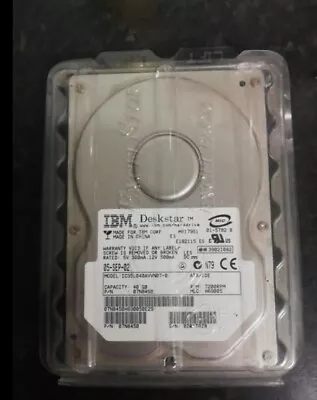 IBM Deskstar IC35L040AVVN07-0 PATA IDE 40GB 3.5  Hard Drive - Still In Box  • £17.85