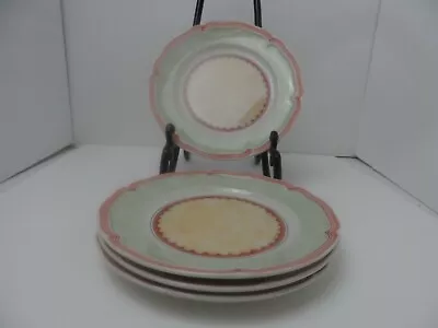 Villeroy & Boch Jardin D'Alsace Auberge Rimmed Salad/Bread Plates 8  - Set Of 4 • $59.99