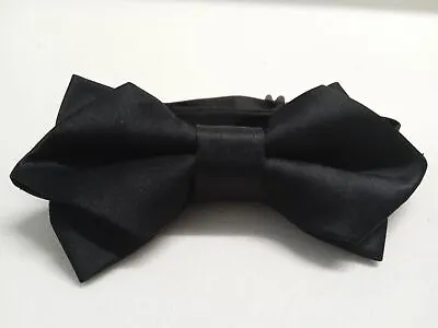 £16.60 • Buy PRIMARK Ladies Black String Clip Bow Tie UK One Size
