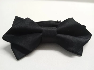 £16.60 • Buy PRIMARK Ladies Black String Clip Bow Tie UK One Size