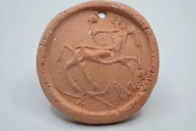 Pablo Picasso Madoura Terracotta Medallion  Centaur En Profile  1950 • $2500