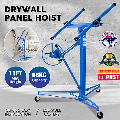 Drywall Panel Lifter 11ft 68kg Plasterboard Sheet Plaster Board Hoist • $239.90