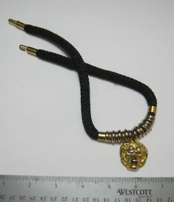 Vintage Ann Klien Rope And Lion Head Necklace • $15.65