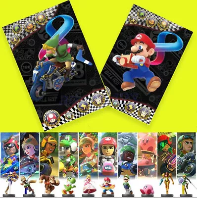 $21.99 • Buy 20PCS HOT AU Mario Kart 8 Deluxe NFC PVC Amiibo Karte Mii Racing Suit FOR Swtich