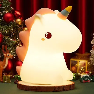 $22.90 • Buy Portable Unicorn Night Light For Kids 7 Colour USB Rechargeable Baby Nights Lamp