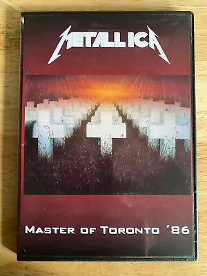 Metallica - Master Of Toronto 1986 DVD Live Jason Newsted • $15.55