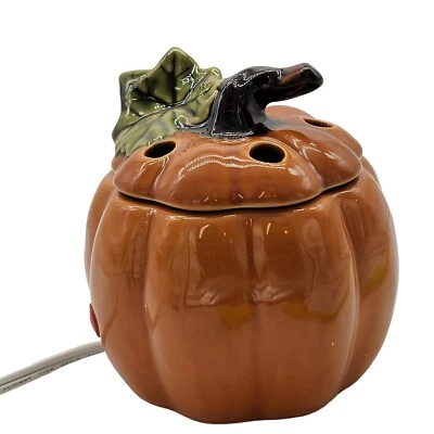 £21.78 • Buy Yankee Candle Fall Pumpkin Electric Tart Melt Wax Warmer Burner Decor 3' Cord