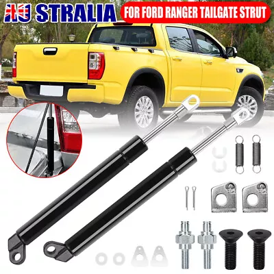2X Rear Tailgate Struts Easy Slow Down Fit For Ford Ranger PX XLT T6 Mazda BT50 • $24.95