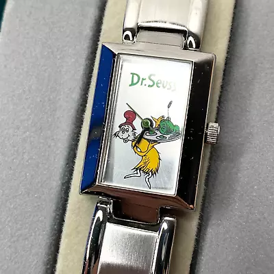 Dr Seuss Watch 'Tick Tocking Time Tickers'  Green Egss & Ham 1997 NEW • $34.95