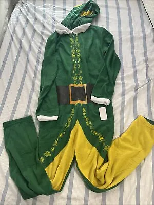 New Adult Full Body Buddy The Elf  Christmas Suit -Large • $38.99