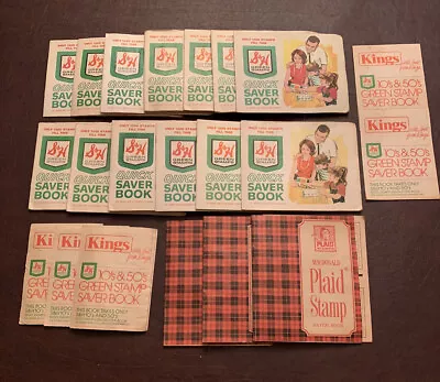 S&H Green Stamps Books MacDonald Plaid Stamp Lot Of 22Trading Stamps Books • $25