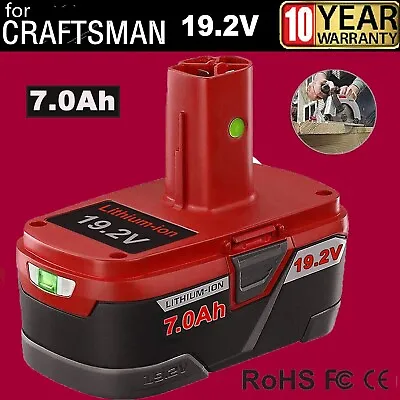 7.0Ah For Craftsman DieHard C3 19.2-Volt XCP Lithium Battery 5166 PP2011 11375 • $26.98