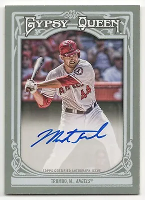 2013  Topps Gypsy Queen MARK TRUMBO #GQA-MT Auto-LA Angels • $4.99