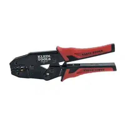 Klein Tools Ratcheting Crimper Insulated Terminal Wire Crimping Crimp Hand Tool • $35.96