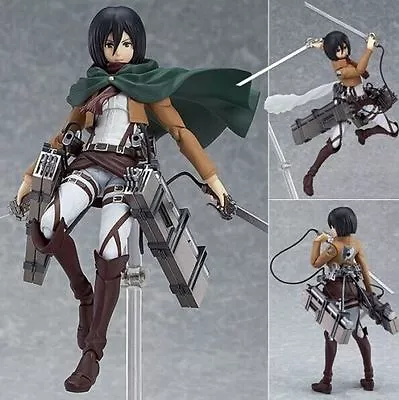 Mikasa Ackerman Figma Attack On Titan Action Figure CHN Ver. Shingeki No Kyojin • $16.98