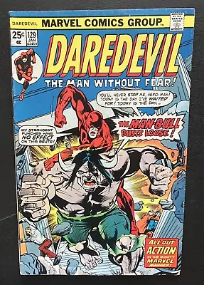 Daredevil # 129 Marvel 1975 W/ Marvel Value Stamp • $4.95