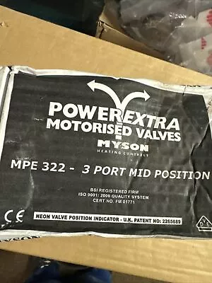 Myson Power Extra Motorised 22MM & 3/4  3 Port Valve MPE322 • £40