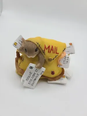 Charming Tails  You Always Deliver  Mailman Mouse - Retired • $10