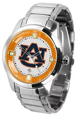 Auburn Tigers Mens Titan Steel Watch • $166.50