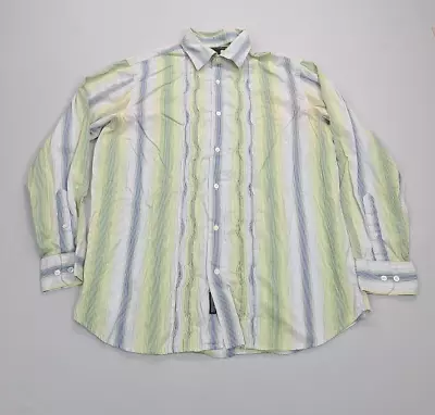 Banana Republic Shirt Adult Large Green Button Up Casual Comfort Stylish Mens • $22.49