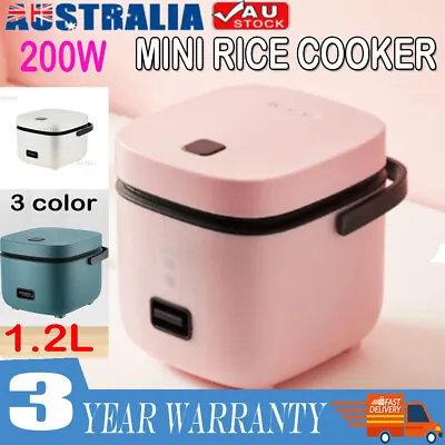 $35.68 • Buy 1.2L Mini Rice Cooker Travel Small Non-stick Pot For Cooking Soup Rice AU STOCK
