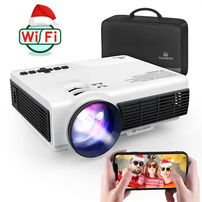 1080P Hd LED Smart Video Projector Wireless Home Theater Cinema HDMI WIFI • $36.68