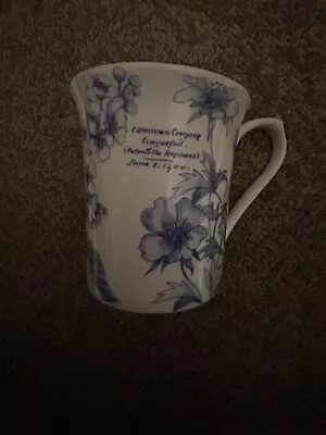 Royal Horticultural Society Queens Fine Bone China Mug The Potentilla. Used. • £4