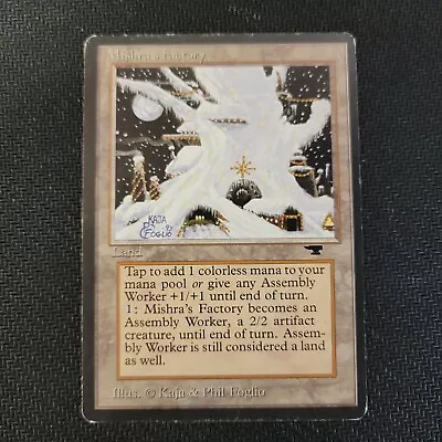 Mishra's Factory (Winter) Played MTG Magic The Gathering Antiquities • $429.99