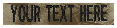 Regulation Military Name Tapes 1 X5  Tactical & With LOGO - Made In The USA!!!  • $7.99