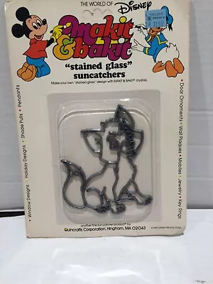 Vintage Makit & Bakit Stained Glass Suncatcher Kit Disney Fox (& The Hound) NEW • $9.99