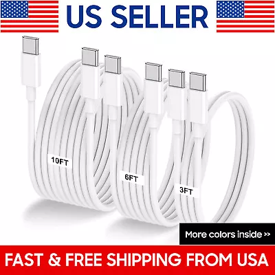 For IPhone 15 Pro Max 15 Plus USB-C Cable Fast Charger Type C Charging Cord Lot • $8.49