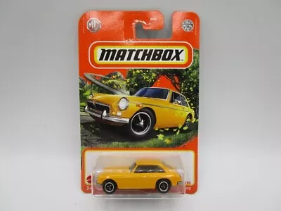 Matchbox Metal 1971 MGB GT Coupe Yellow 1:64 Diecast Car Mattel • $7.77