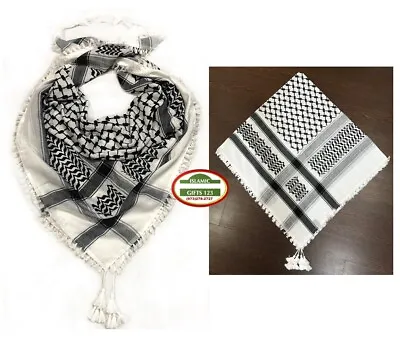 Keffiyeh Arab Scarf Palestine Original Arafat Shemagh كوفية فلسطينية Wholesale • $17.99