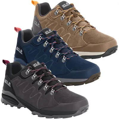 Jack Wolfskin Womens Shoes Refugio Texapore Waterproof Low Hiking Walking Shoes • £71.65