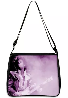 7  X9  Vintage Style Prince Purple Rain Shoulder Black Bag • $19.99