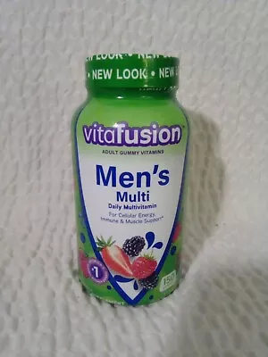 Vitafusion Men's Gummy Daily Multivitamin - Natural Berry - 150 Ct - Exp 08/24 • $11