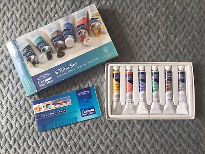 Winsor & Newton Cotman Watercolours Paints 6 8ml Tube Set New And Unused • £10