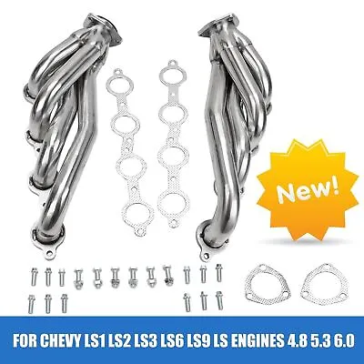 For Chevy Conversion Header LS1 LS2 LS3 LS6 LS9 LS Engines 5.3 4.8 6.0 Swap S10 • $129.99