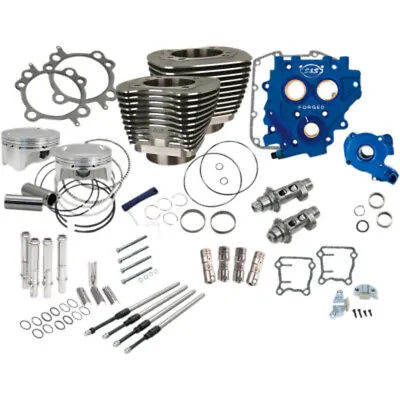 S&S 110  Power Package Black Chain Drive 585CE Cam Engine Harley Twin Cam 07-17 • $3178.64