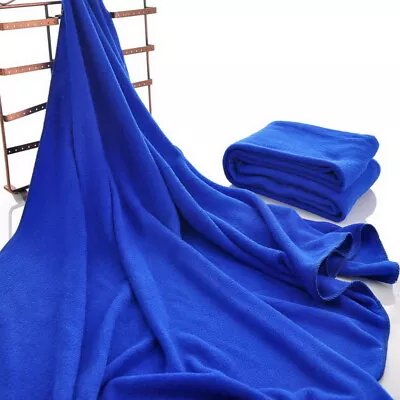 Extra Large Microfibre Lightweight Beach Towel Quick Dry Travel Bath Sheet 140cm • £4.99