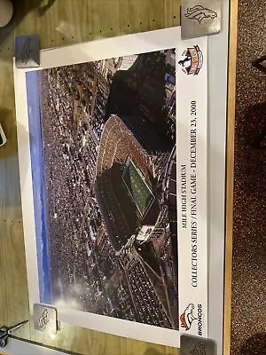 $29.99 • Buy Denver Broncos Unsigned Mile High Stadium Final Game Poster, December 23, 2000