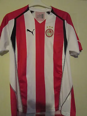 Olympiakos 2005-2006 Home Football Shirt Size Large Adult Olympiacos /39671 • £24.99